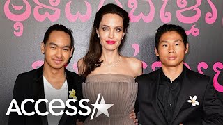 Angelina Jolie Hired Sons Maddox amp Pax For Upcoming Film Without Blood We Work Well Together [upl. by Helsell]