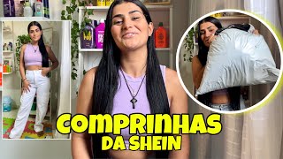 COMPRINHAS DA SHEIN COMPREI TUDO QUE QUERIA PROVANDO AS ROUPAS DA SHEIN [upl. by Aicssej644]