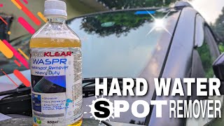 Hard Water Sopt remover from Car Windshield  Hard water spot कैसे हटाएं  PROKLEAR [upl. by Ger]