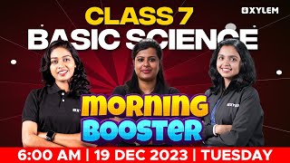 Class 7 Basic Science  Morning Booster  Xylem Class 7 [upl. by Krall]