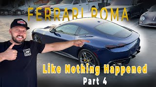 REBUILDING WRECKED 2022 FERRARI ROMA PART 4 [upl. by Norha]