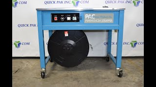 PSM 1412IC3A Strapping Machine by Quick Pak Inc [upl. by Ettelorahc989]