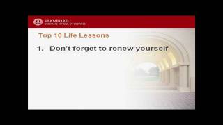 Top 10 Life Lessons Last Lecture Series [upl. by Federico]