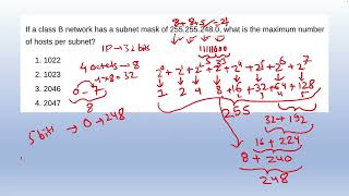 Computer Networks  Subnetting Topic Question Explanation  GATE Exam [upl. by Levon]