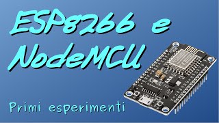 Microcontrollori ESP8266 e NodeMCU con display ILI9341 [upl. by Hoo]