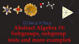 Abstract Algebra 5 Subgroups subgroup tests and some properties of groups [upl. by Decker]