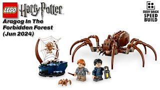 LEGO Harry Potter  Aragog In The Forbidden Forest  76434 Speed Build 60fps [upl. by Nodnar]