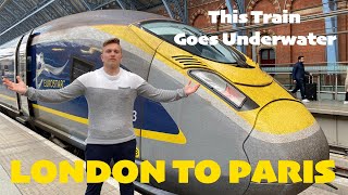 London to Paris on Underground EUROSTAR Train [upl. by Lieno]