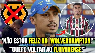 ANDRÉ NÃO SEGUROU A EMOÇÃO E ABRIU O CORAÇÃO ELE QUER VOLTAR AO FLUMINENSE VEJA ELE EMOCIONADO [upl. by Nayve531]