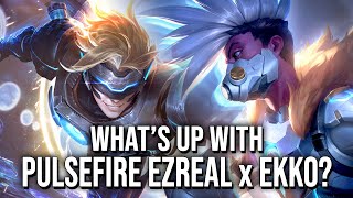 The Romance of Pulsefire Ekko and Ezreal  shorts [upl. by Ravo]