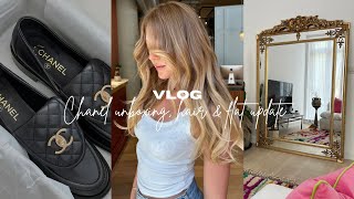 VLOG Chanel Unboxing Hairdressers amp Flat Update  Hollie Hobin [upl. by Galanti904]