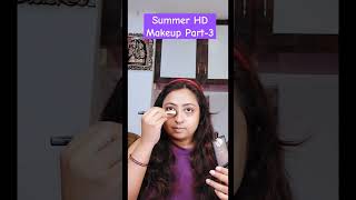 Summer HD long Lasting Makeup Tutorial step by step Part 3 makeup howtomakeup makeupforbeginners [upl. by Nahtnahoj]