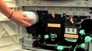 Changing Toner on Xerox 51355150 amp 57 series [upl. by Otreblasiul487]