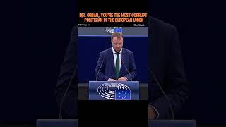 Mr Orbán Youre the Most Corrupt Politician in European Union German MEP orbán eu hungary [upl. by Mandy82]