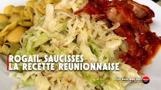 Le vrai rougail saucisse de la Réunion [upl. by Dnaltiak]