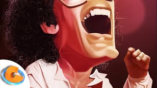 Ray Barretto Caricature Speed Painting por Israel Oliveras Horta [upl. by Froh]