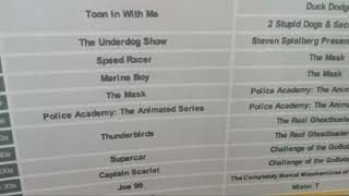 THE MeTVToons Schedule Displayed In MY Room [upl. by Wandy]