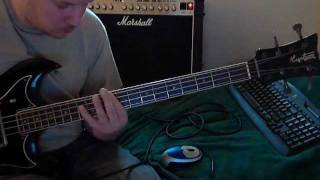 1969 Hagstrom bass Hysteria by Muse [upl. by Colver]