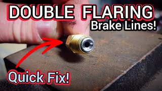 How To Double Flare Brake Lines  Easy amp Inexpensive DIY Repair [upl. by Laemaj]