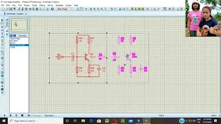 Proteus Simulation TWO STAGE RC COUPLED AMPLIFIER [upl. by Ezaria]