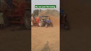 My new post harvesting in my field song love villagevlog viralvideo hindilovesonga mysong [upl. by Walt]