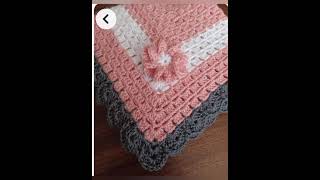 Crocket baby blanket 2024 shorrs [upl. by Tannenwald]