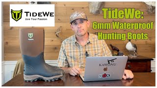 TideWe 6MM Waterproof Hunting Boots [upl. by Nerrej577]