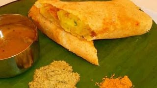 Crispy Dosa Recipe  Show Me The Curry [upl. by Amahcen]