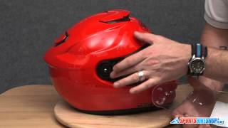 How To Change A Shoei CNS1 Visor [upl. by Neraa]