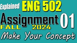 ENG502 Assignment 1 Solution Fall 2024  ENG502 Assignment 1 Solution 2024  VU Scholar [upl. by Cherlyn]