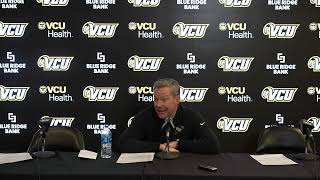 VCU Postgame Press Conference  Loyola Chicago Jan 23 2024 [upl. by Neveda952]