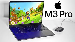 Apple MacBook Pro M3 Pro Unboxing  Gaming Test Minecraft Fortnite Resident Evil [upl. by Buell]