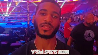 quotBROKE HIM DOWNquot Tiger Johnson reacts to Shakur Stevenson UD win over Artem Harutyunyan [upl. by Mussman995]