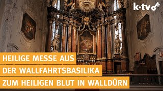 Heilige Messe aus der Wallfahrtsbasilika zum Heiligen Blut in Walldürn  06092024 [upl. by Sparrow615]