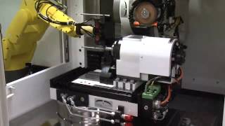 Walter Helitronic Micro CNC Tool amp Cutter Grinder Loading 8 Inch Blanks [upl. by Ellenrahc]