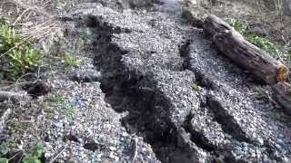 St Lawrence to Binnel Bay footpath  2014 Landslip  Isle Of Wight [upl. by Chee169]