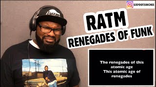 RAGE AGAINST THE MACHINE  Renegades of FUNK  REACTION [upl. by Ferdy915]