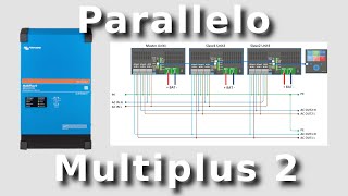 Procedura tutorial per mettere in parallelo Inverter Victron Multiplus 2 [upl. by Nobile951]