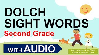 BASIC SIGHT WORDS FOR THE SECOND GRADE DOLCH [upl. by Adnohr137]