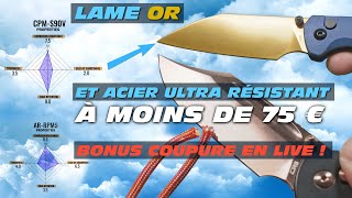 Des lames quotORquot et de lacier ultra résistant à petit prix [upl. by Hogan]