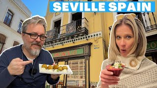 7 Top Tapas Bars in Seville Spain How Many Can We Visit [upl. by Nahtnoj]