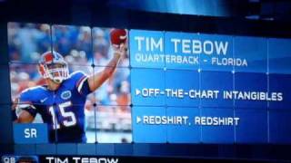 Tim Tebow drafted to the Denver Broncos [upl. by Tonjes]