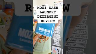 Mozi Wash Laundry Detergent Review laundry laundrydetergent review [upl. by Ainesy202]