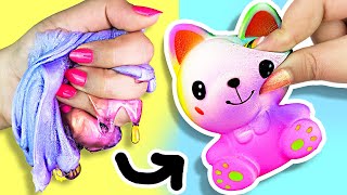 Squishy Slime Makeover Crunchy Slime ASMR [upl. by Beth]