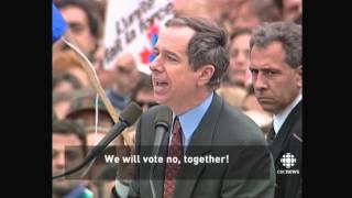 A look back at the 1995 Quebec Referendum in 60 seconds [upl. by Dalenna556]