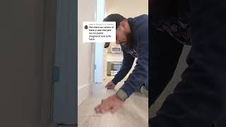 Reparacion de piso de vinyl viralvideo diy construction flooring fyp fy mexico usa tips [upl. by Ansilma]