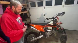 2020 KTM 300 XCW quotSetting Race Sagquot 2 [upl. by Pattison241]