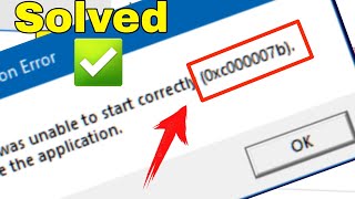 How to Fix Error 0xc00007b The Best Method win 781011 [upl. by Karim]