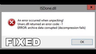 How To Fix ISDonedll Error During Game Installations For All Big GamesHD [upl. by Kris699]