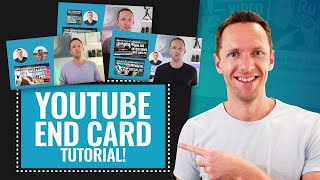 How to Make a Youtube End Card Template [upl. by Kariv]